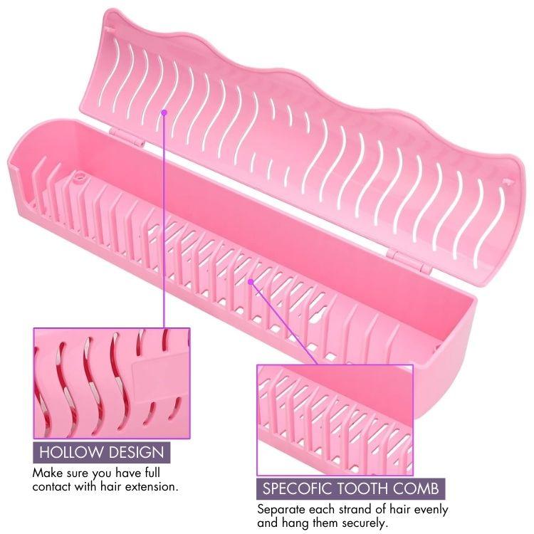 Hair Extension Holder-- Storage for Clip-ins, Tape-ins, Bundles & Wefts