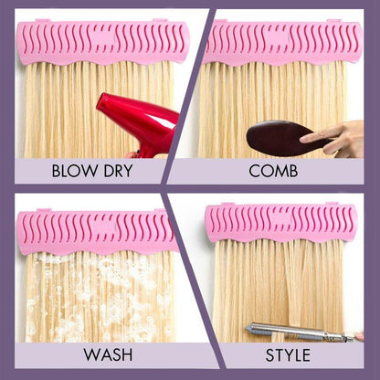 Hair Extension Holder-- Storage for Clip-ins, Tape-ins, Bundles & Wefts